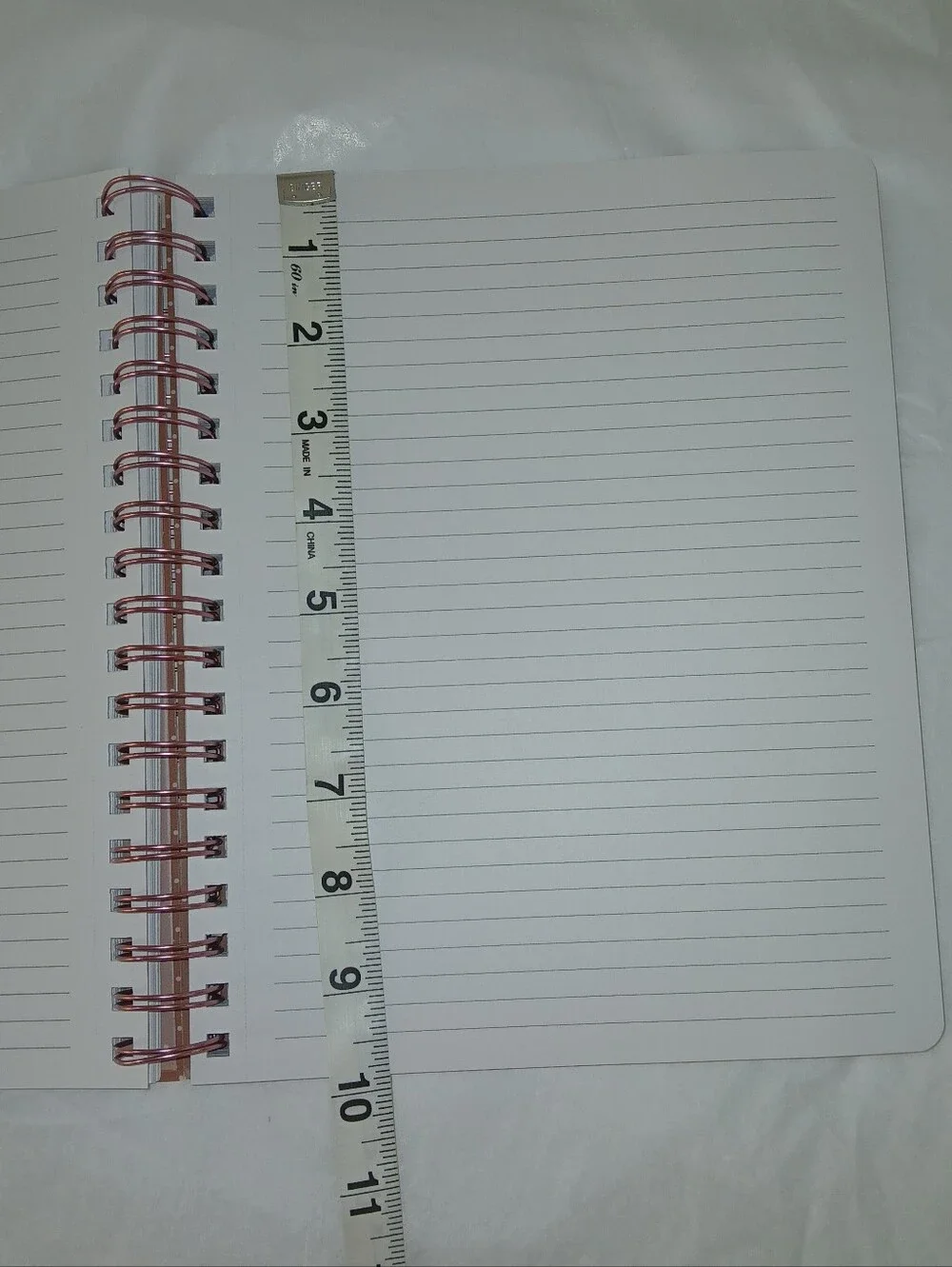 Art Deco Hardcover Wirebound Journal With 2 Pockets, Pink, James Burke